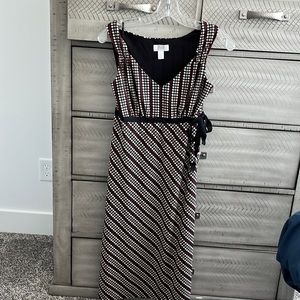 Retro side zip dress
